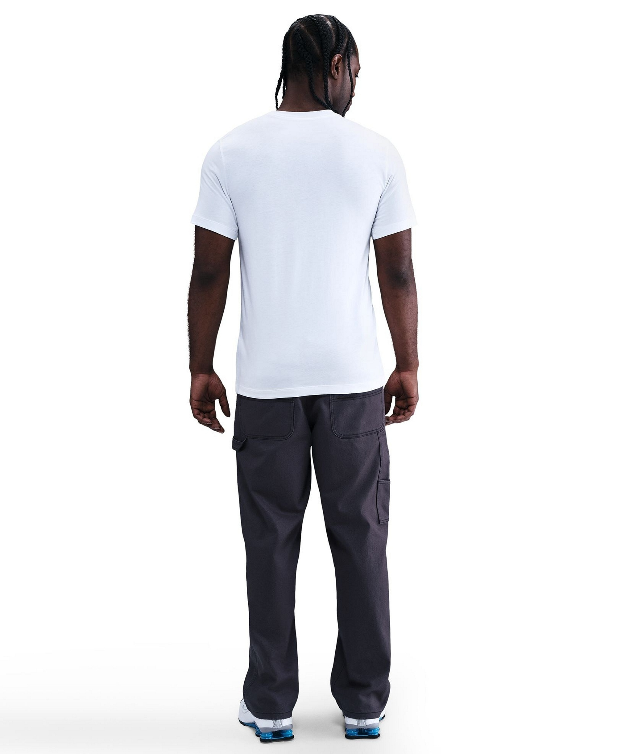 Nike Men's Swoosh Logo Crewneck T-Shirt - White