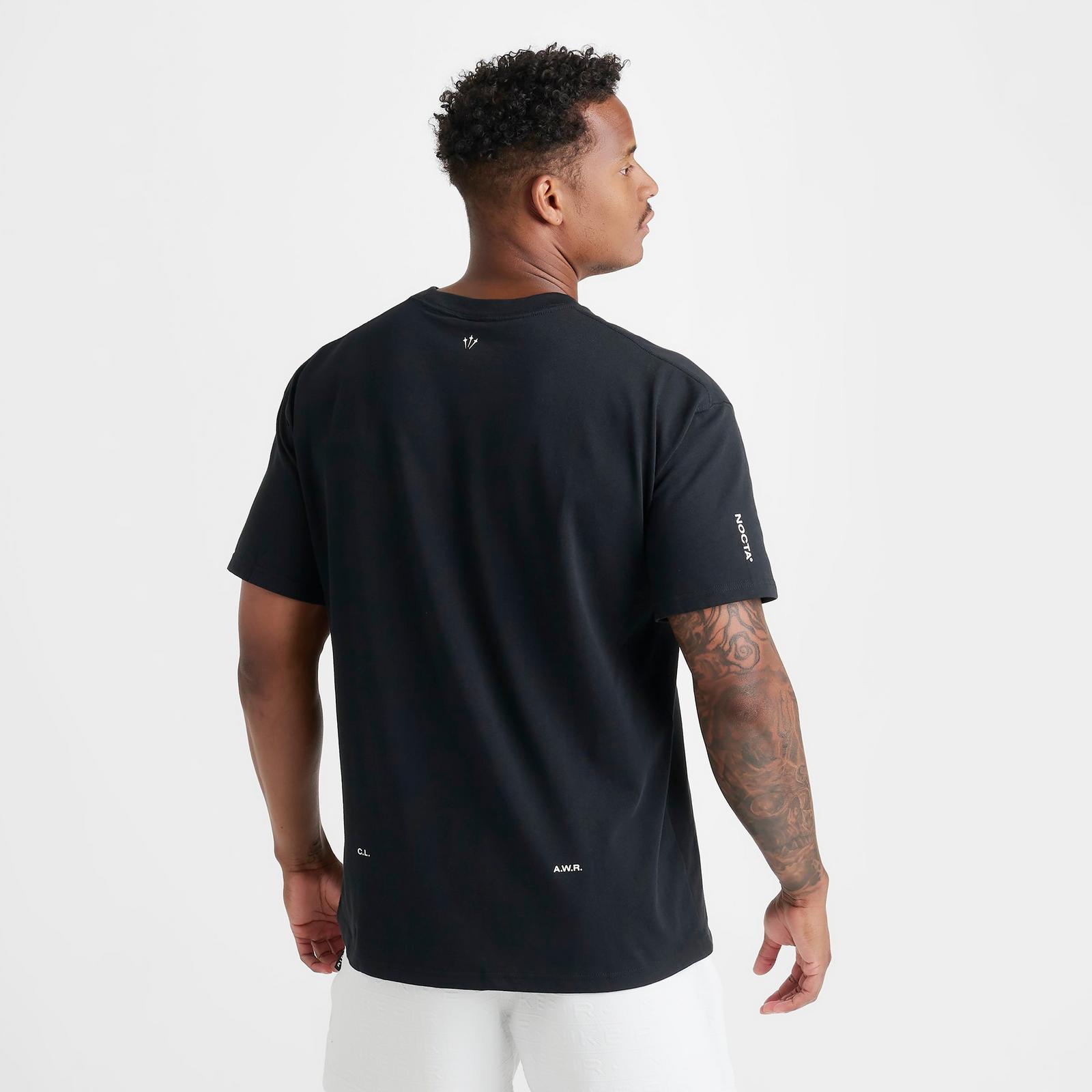 Men's Nike NOCTA NRG 2 T-Shirt - Black/Black/White
