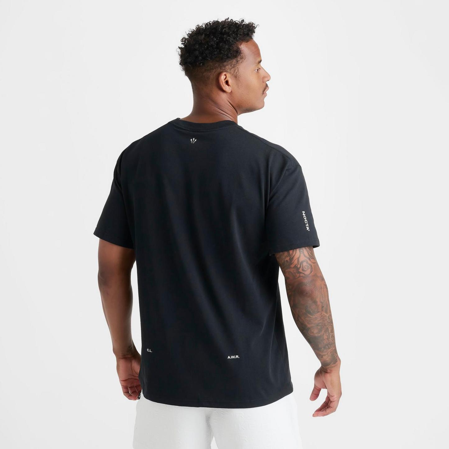 Men's Nike NOCTA NRG 2 T-Shirt - Black/Black/White