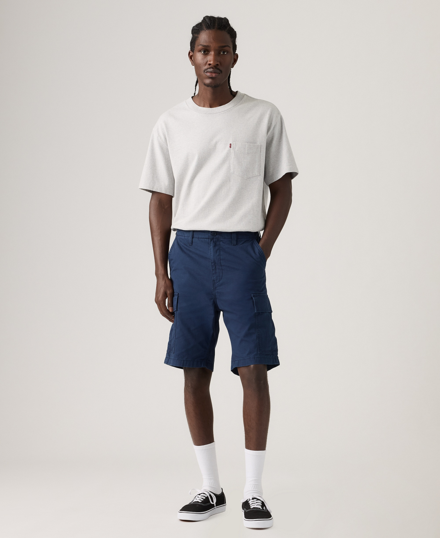 Levi's Men's Carrier 9.5" Cargo Shorts - Dress Blues