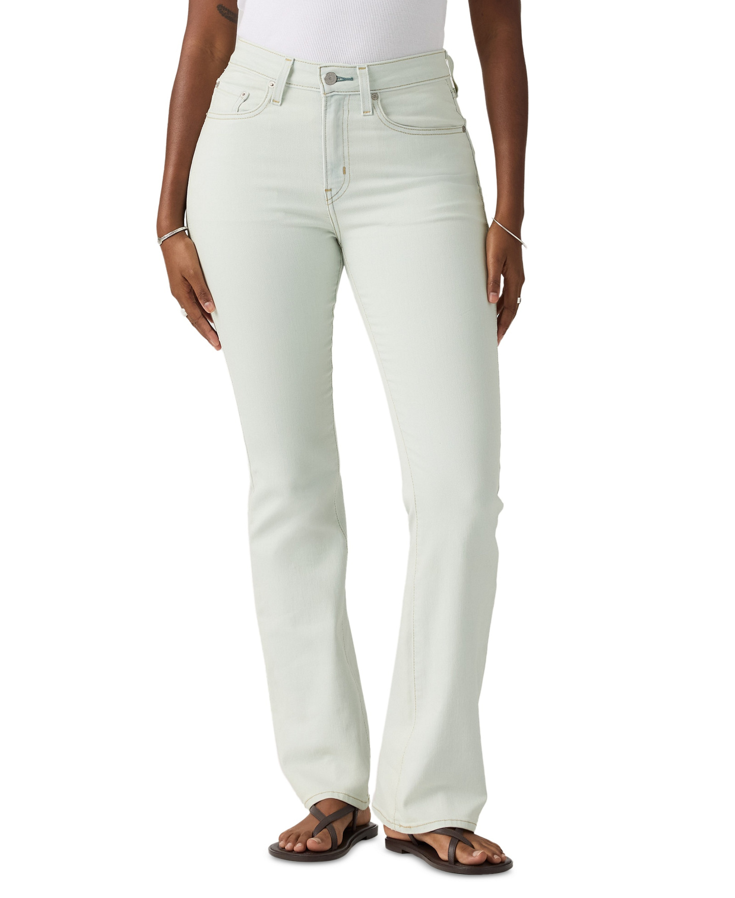 Levi's 725 High-Waist Classic Stretch Bootcut Jeans - Lake Life