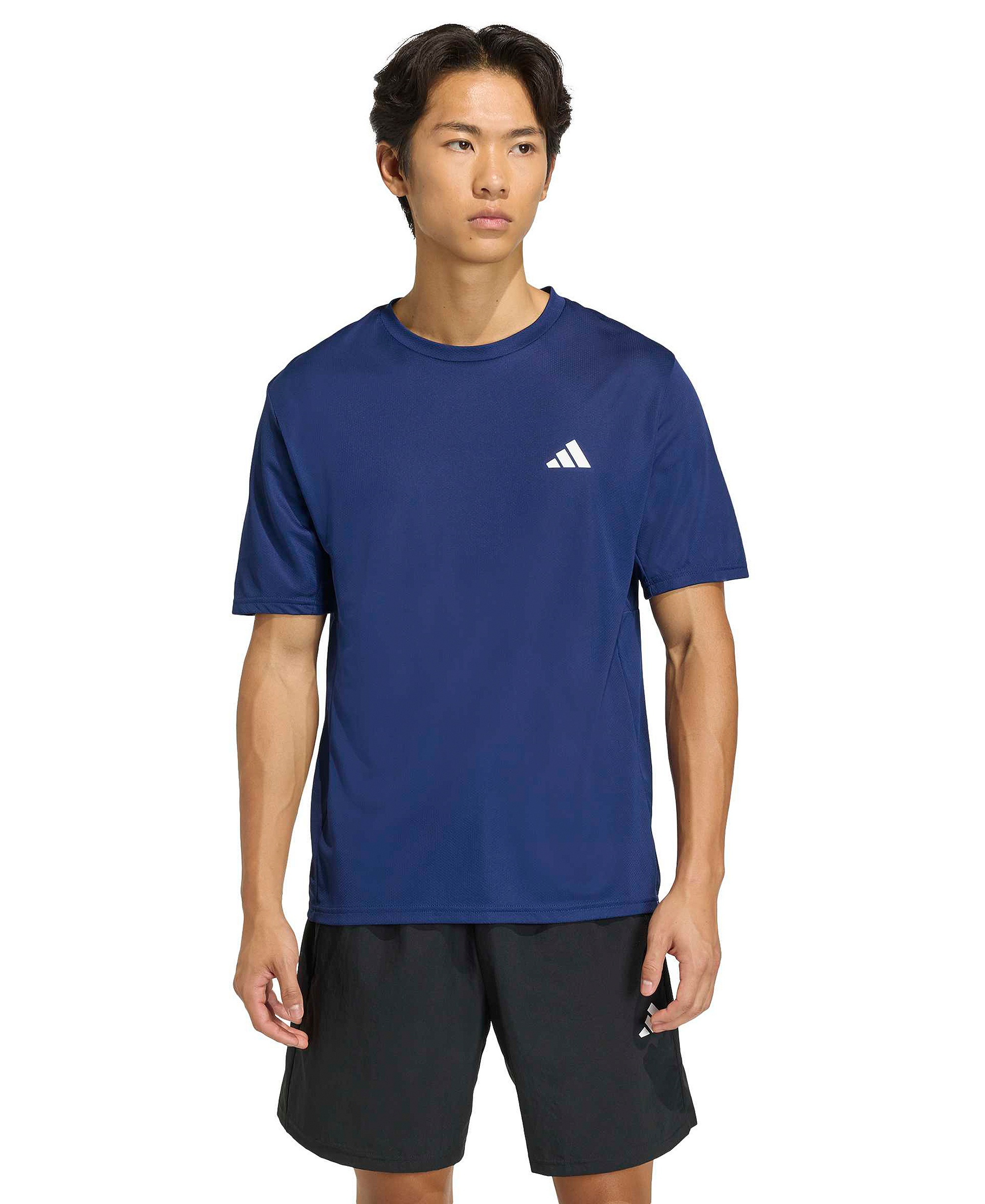 adidas Men's Workout Essential Base Crewneck T-Shirt - Dark Blue