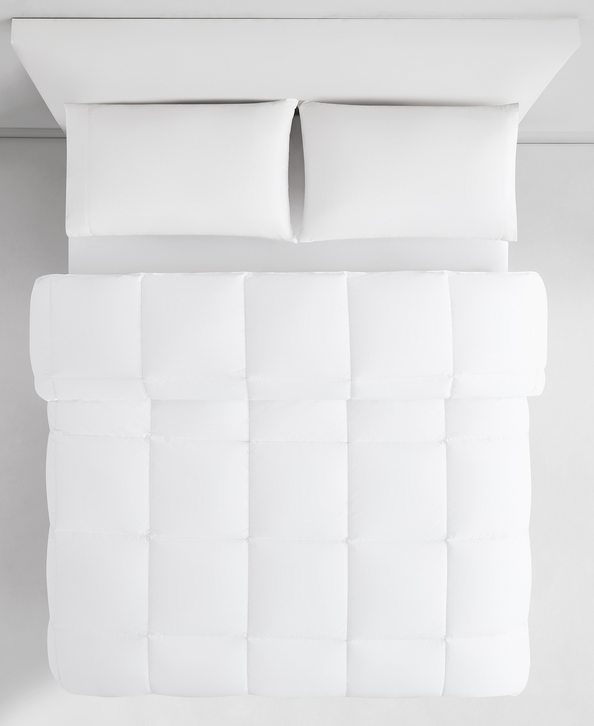 Lauren Ralph Lauren 230-Thread Count Down-Alternative Comforter, Full/Queen - White