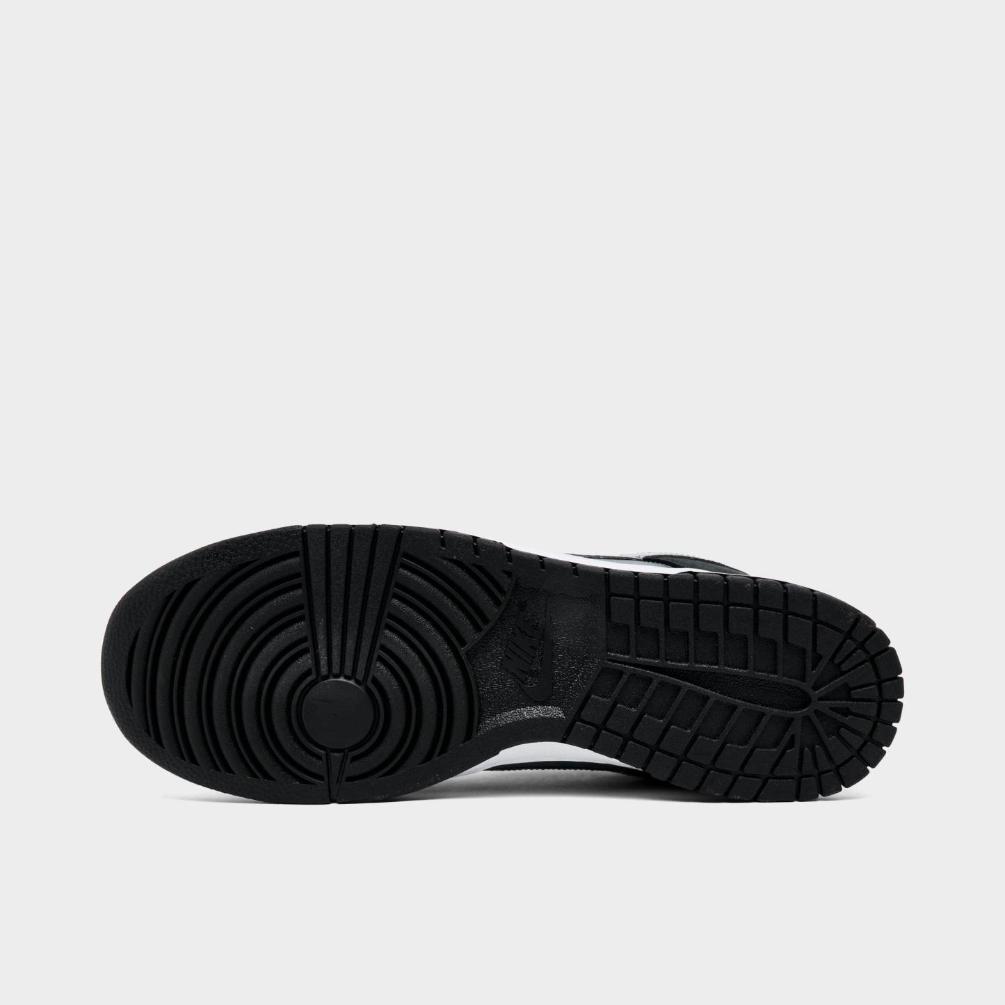 Men's Nithtke Dunk Low Retro Casual Shoes - Part 3 - Black/Light Smoke Grey/Smoke Grey/White - Bottom view