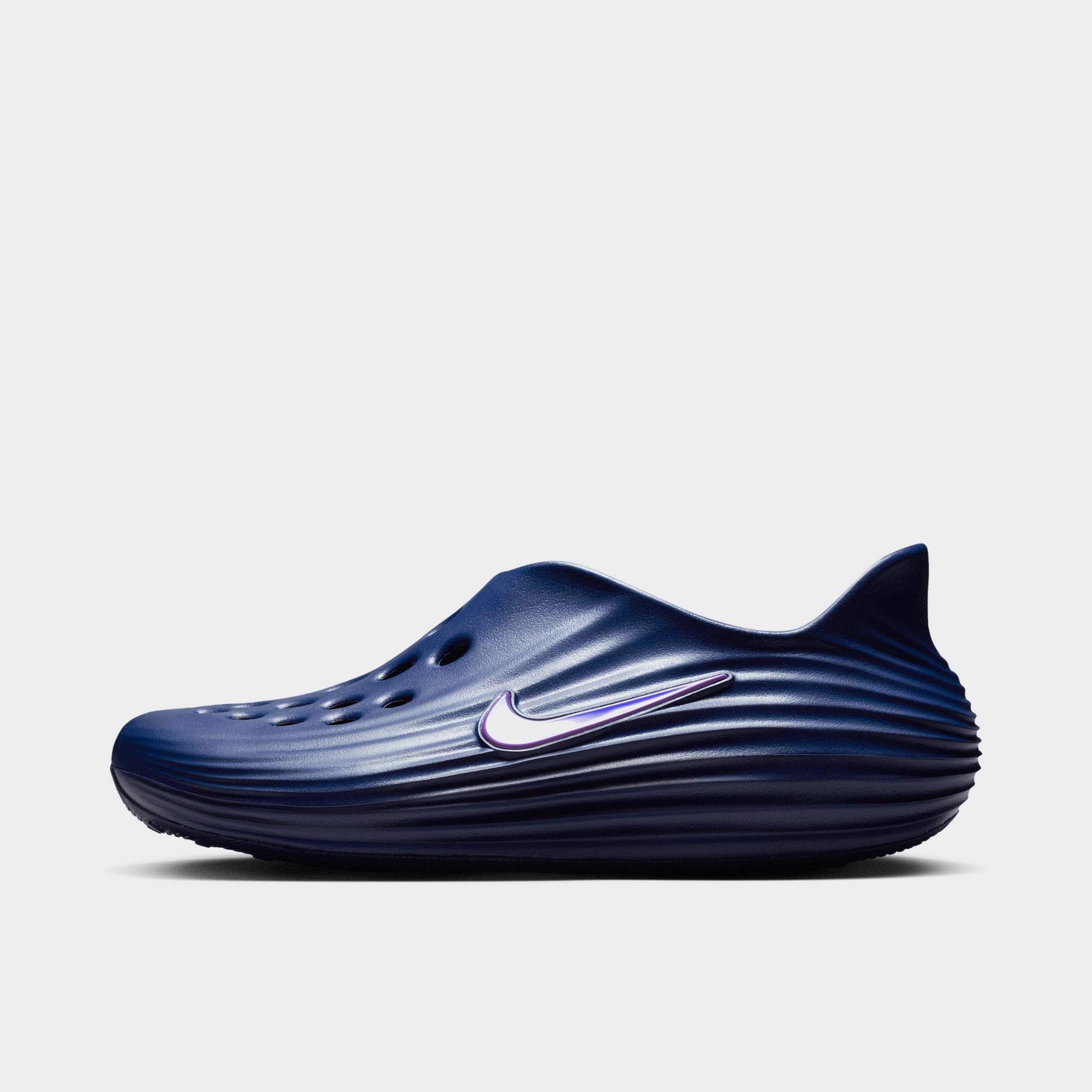 Men's Nithtke ReactX Rejuven8 Recovery Casual Shoes - Part 1 - Blue Void/Indigo Burst - Left shoe facing left. Outside of the shoe.