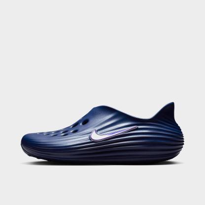 Men's Nithtke ReactX Rejuven8 Recovery Casual Shoes - Part 1 - Blue Void/Indigo Burst - Left shoe facing left. Outside of the shoe.