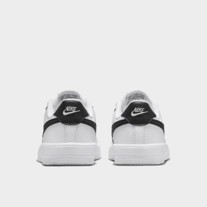 Little Kids' Nithtke Force 1 Casual Shoes - Part 1 - White/Black - Back view