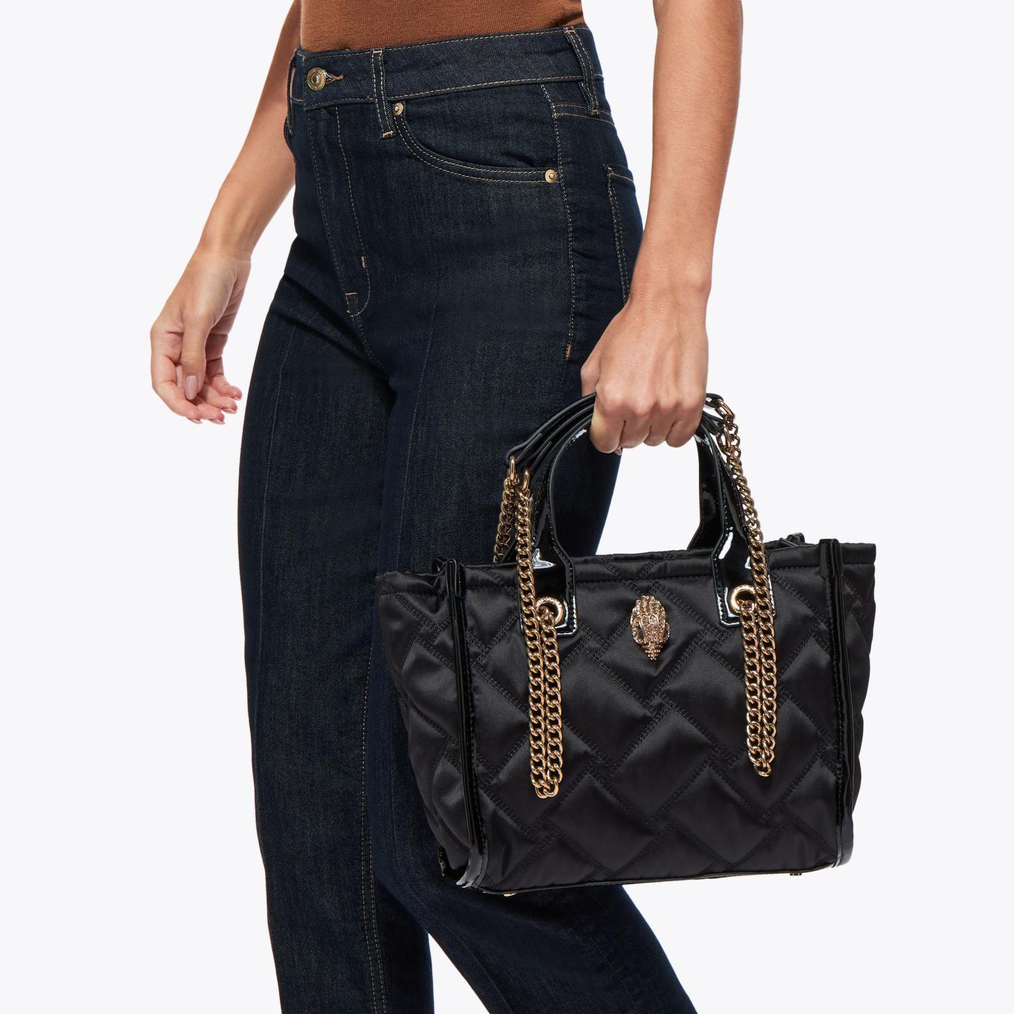 Kurt Geiger London Small Hoxton Shopper Bag - Black - view 7