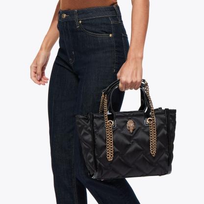 Kurt Geiger London Small Hoxton Shopper Bag - Black - view 7