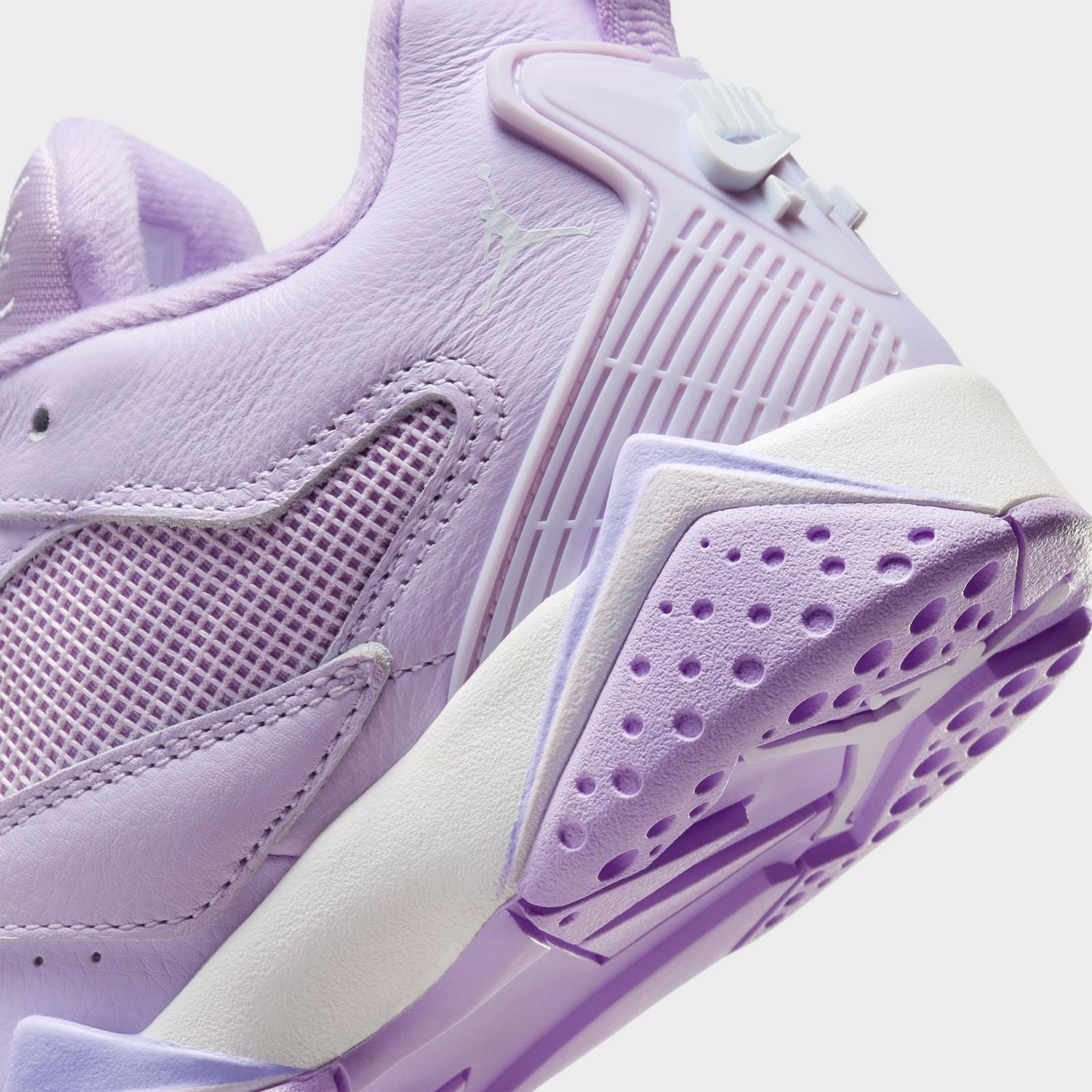 Big Kids' Air Jordan MVP 92 Basketball Shoes - Barely Grape/Violet Mist/White - view 3