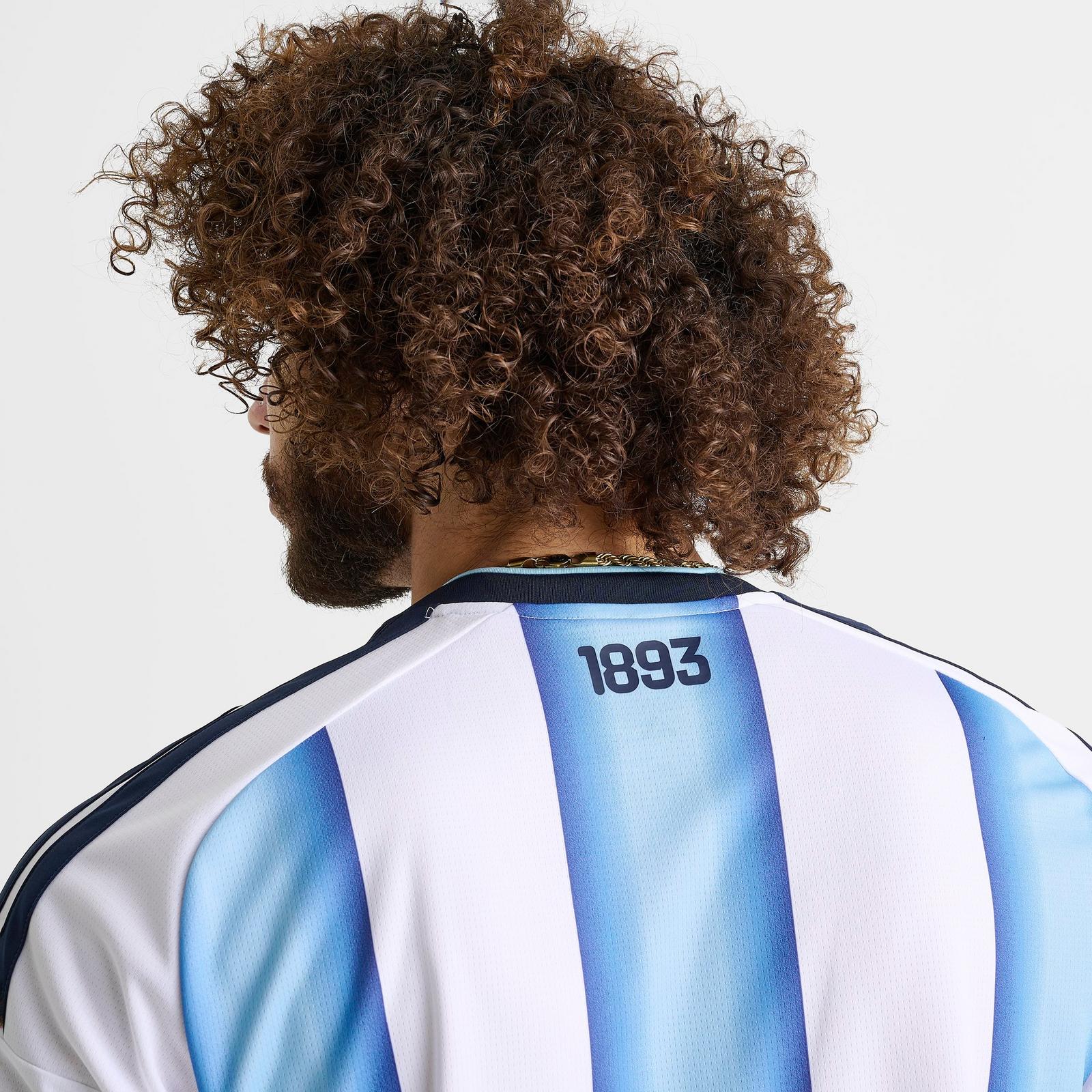 Men's adidas Argentina 2026 Home Replica Soccer Jersey - White/Icey Blue/Light Blue - view 6