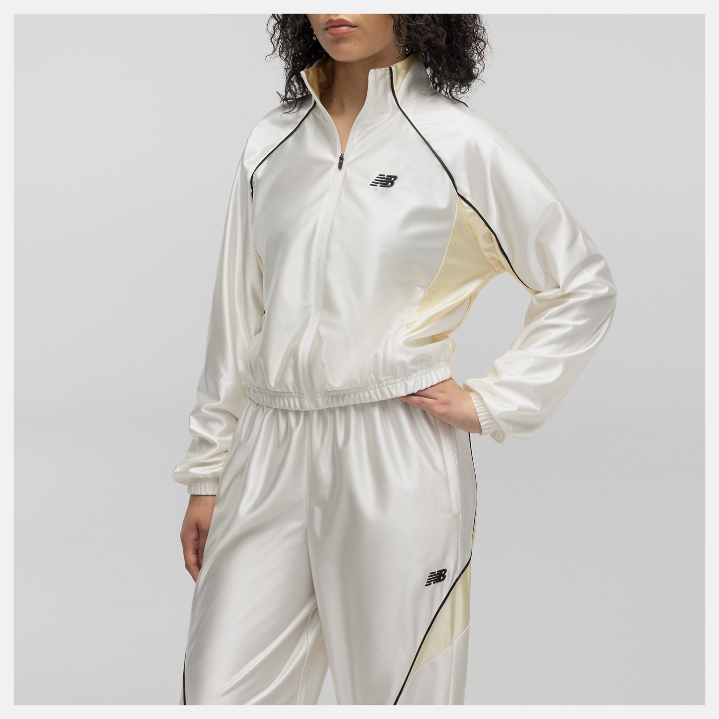 New Balance Basketball Track Jacket, WJ62B1GSSST