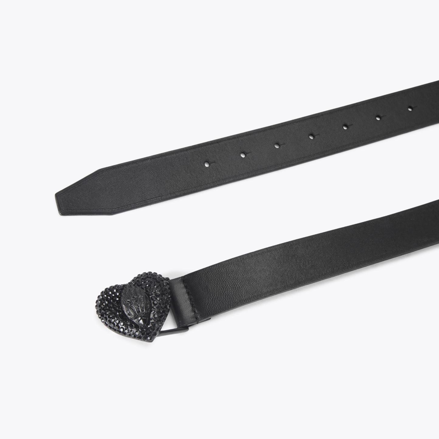 Kurt Geiger London Eagle Heart 30 Belt - Black - view 3