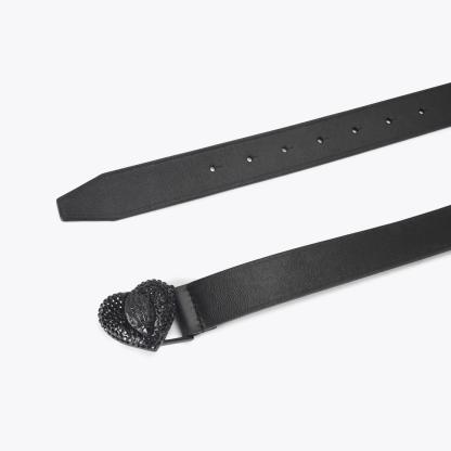 Kurt Geiger London Eagle Heart 30 Belt - Black - view 3