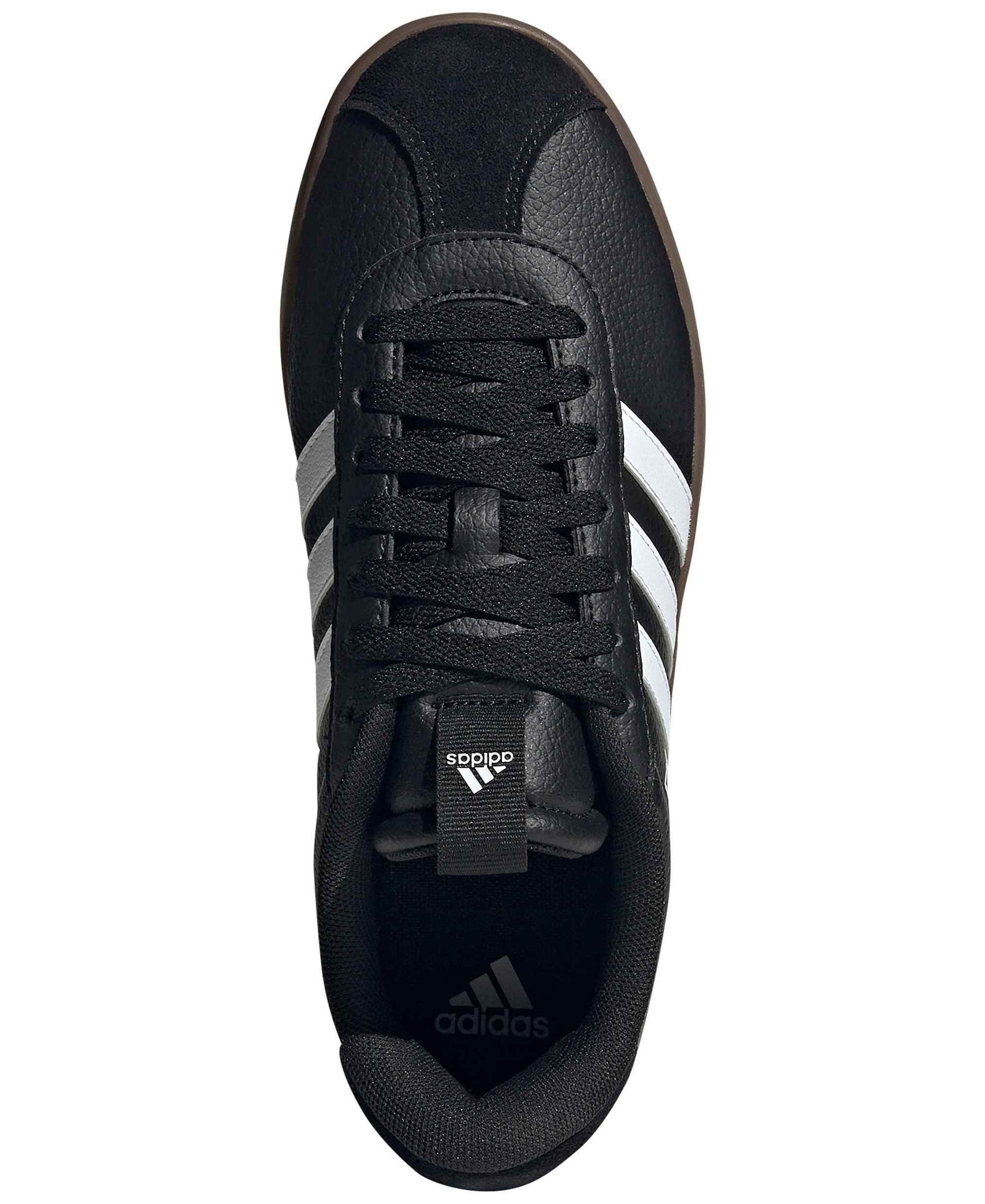 adidas Women's VL Court 3.0 Casual Sneakers from Finish Line - Core Black, White, Gum