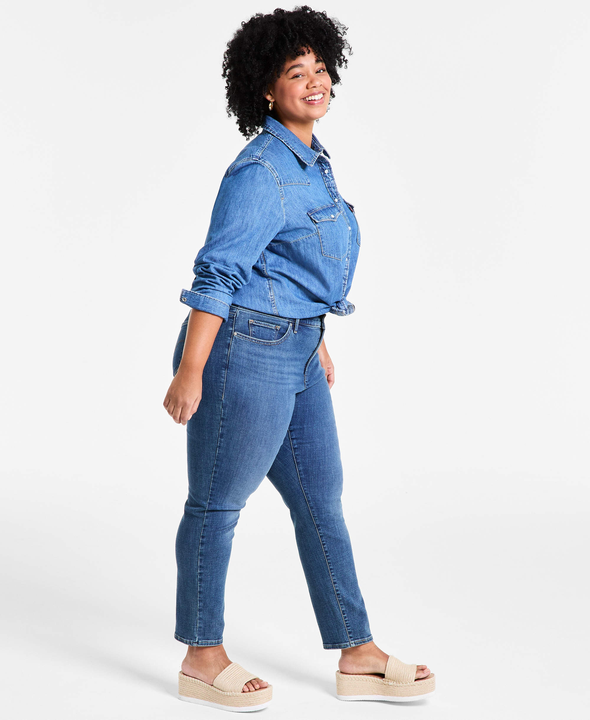 Levi's Women's 311 Mid Rise Shaping Skinny Jeans - Lapis Gallop