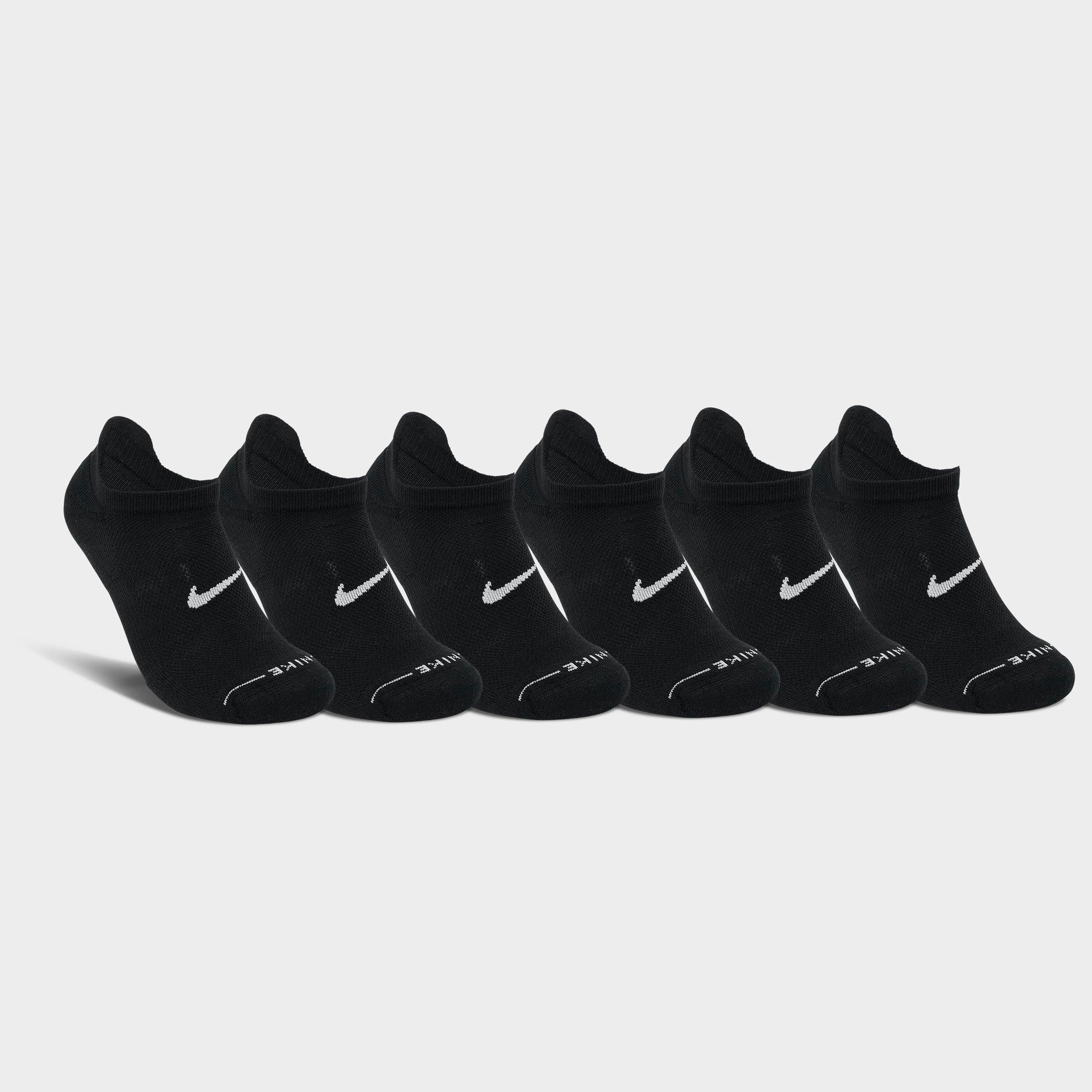 Nithtke Everyday Elevated No-Show Socks (6-Pack) - Black/White