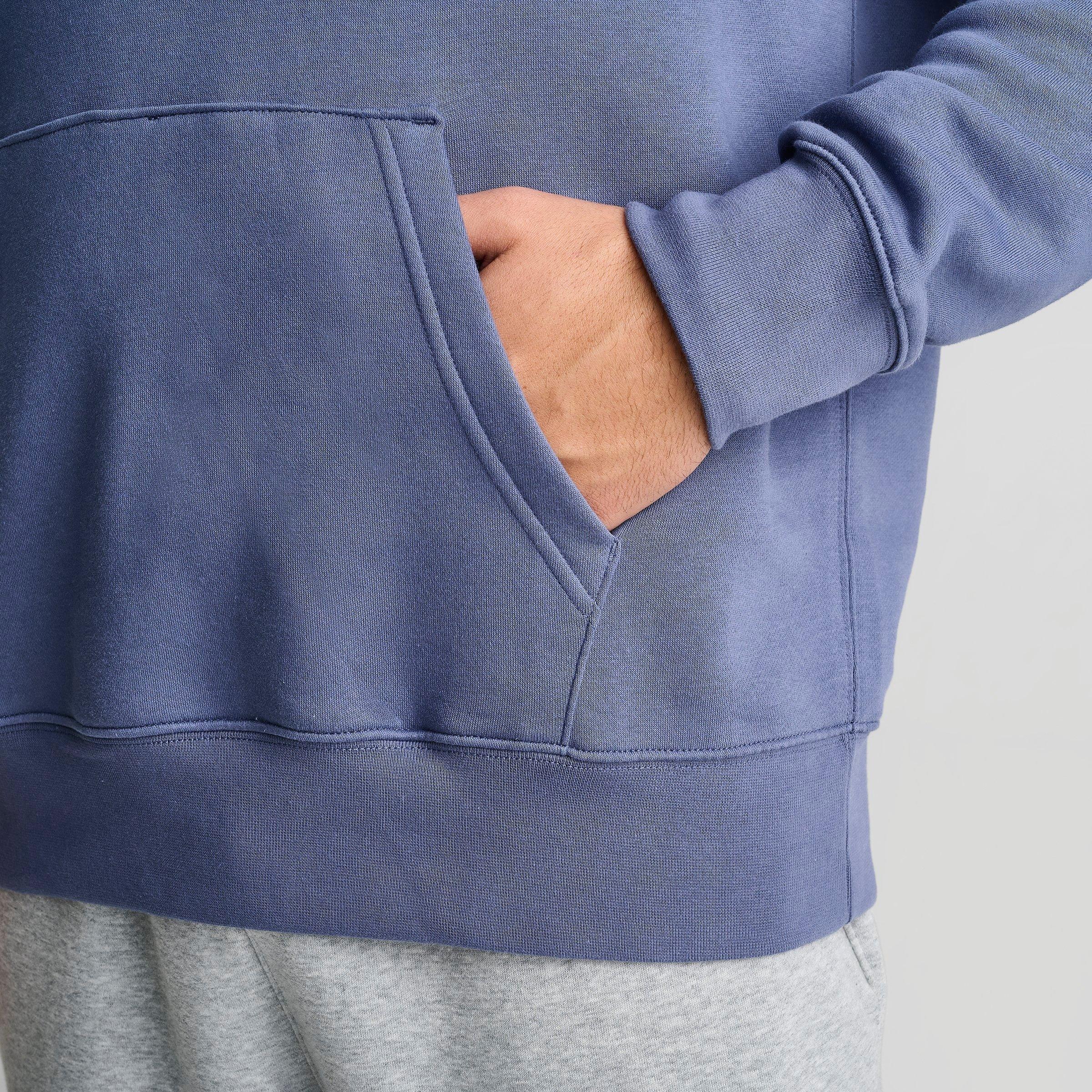 Men's Nithtke Club Fleece Premium Embroidered Pullover Hoodie - Part 1 - Diffused Blue/Diffused Blue/White