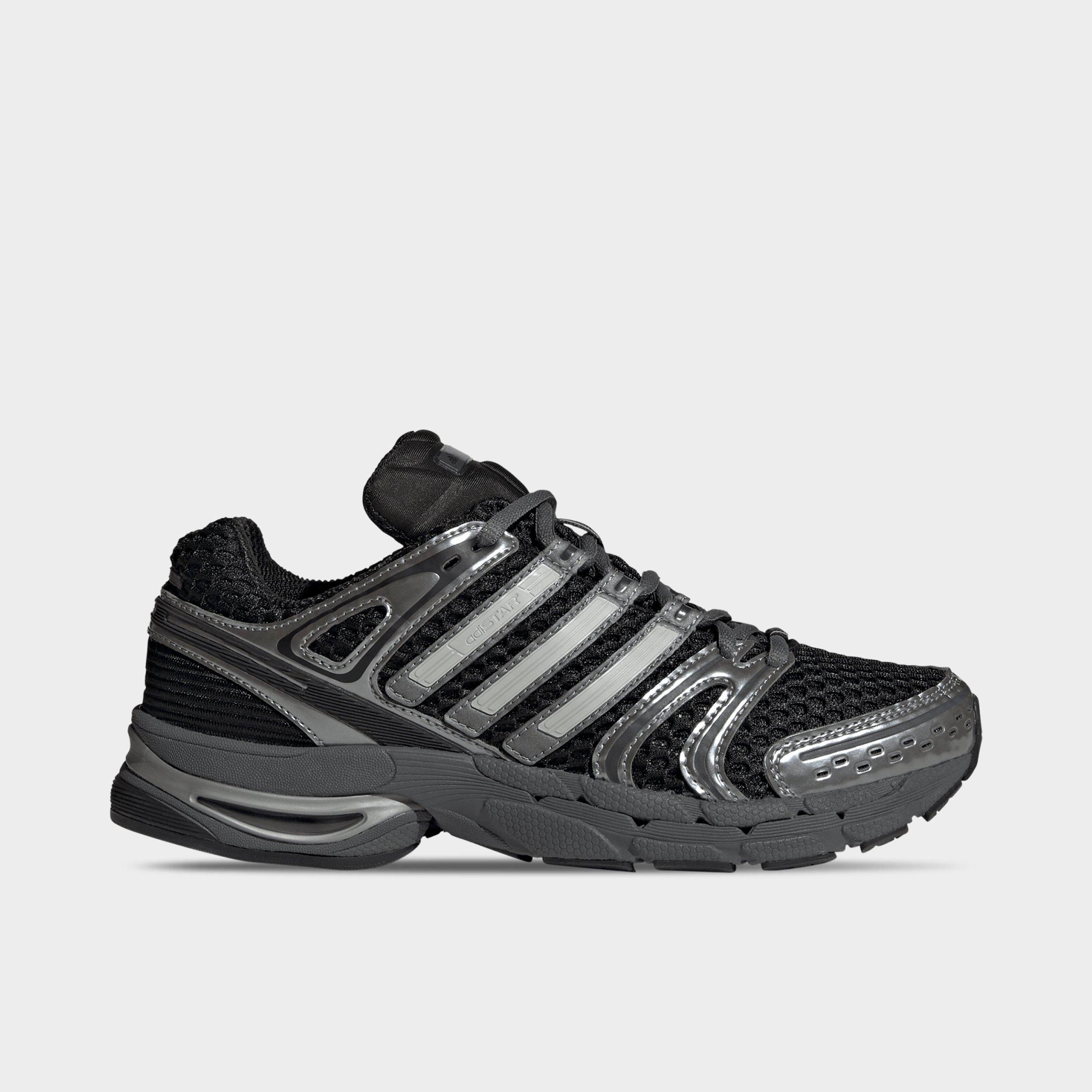 Women's adidas Adistar Control 5 Pony Print Casual Shoes - Part 3 - Core Black/Grey Six/Grey Two - Left shoe facing left. Outside of the shoe.