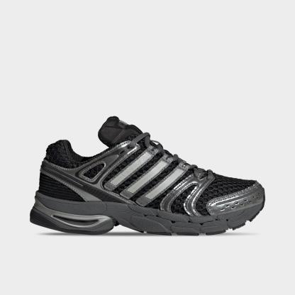 Women's adidas Adistar Control 5 Pony Print Casual Shoes - Part 3 - Core Black/Grey Six/Grey Two - Left shoe facing left. Outside of the shoe.