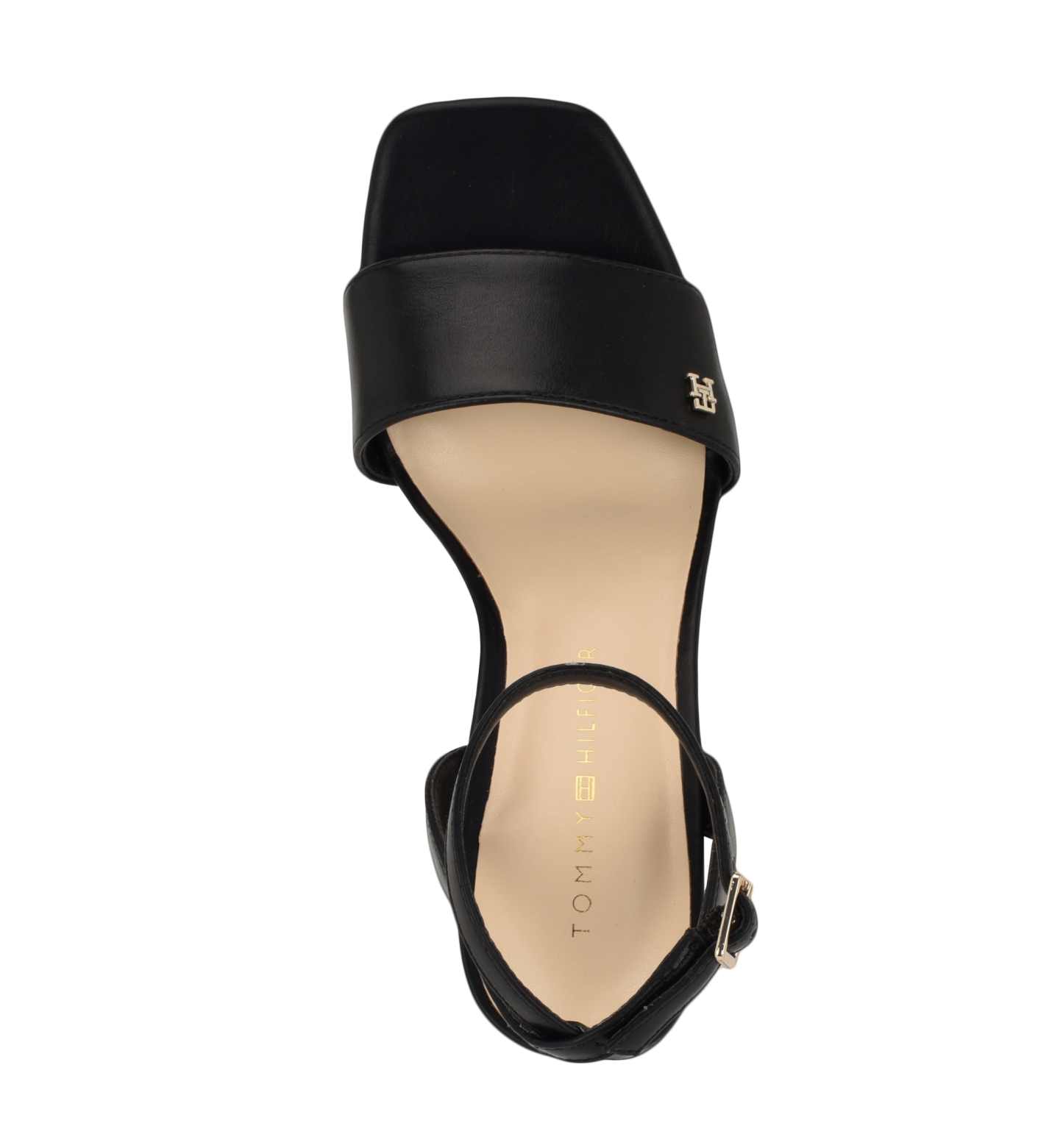 Tommy Hilfiger Women's Skilars High Block Heel Sandals - Black