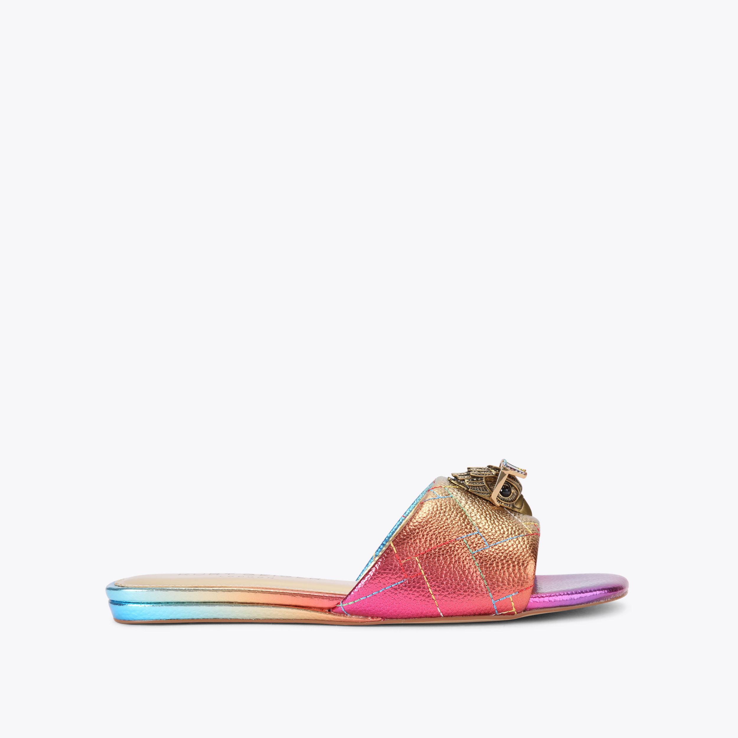 Kurt Geiger London Kensington Flat Sandal - Multi Colored