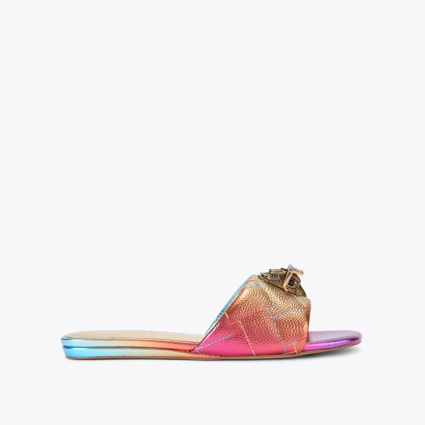 Kurt Geiger London Kensington Flat Sandal - Multi Colored