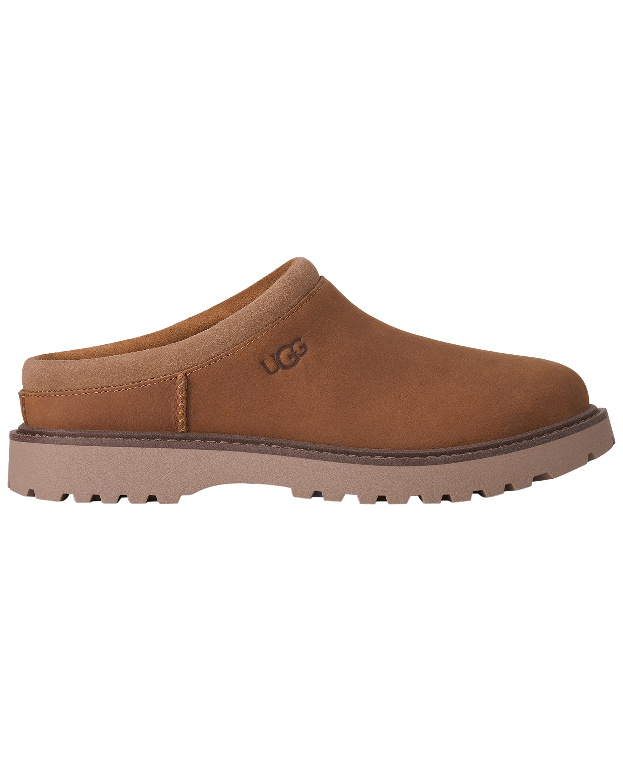 UGG® Men's Birch Clog II Leather Clogs - Chestnut