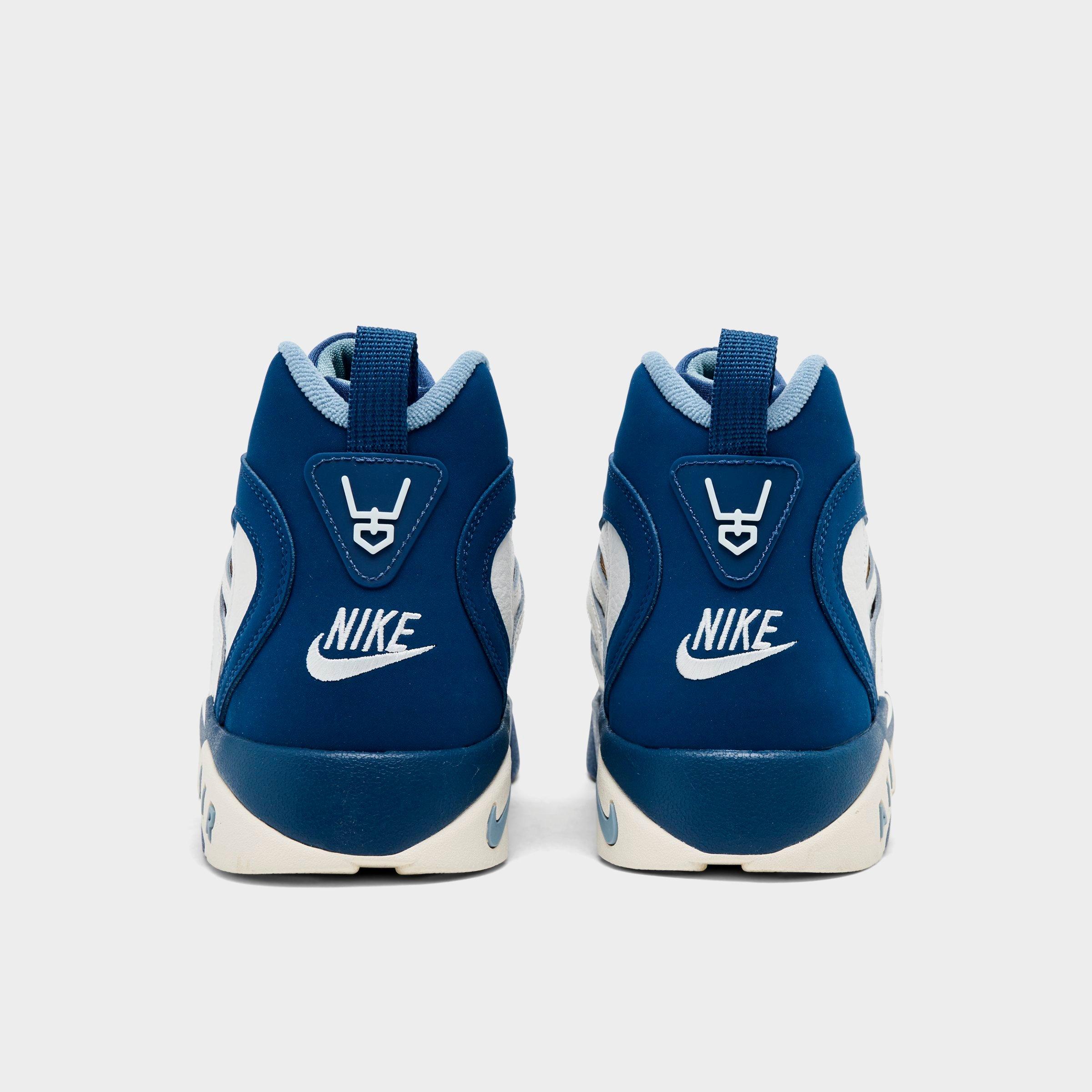 Big Kids' Nithtke Diamond Turf 2 Casual Shoes - Sail/Mystic Navy/Blue Grey/Metallic Gold - Back view