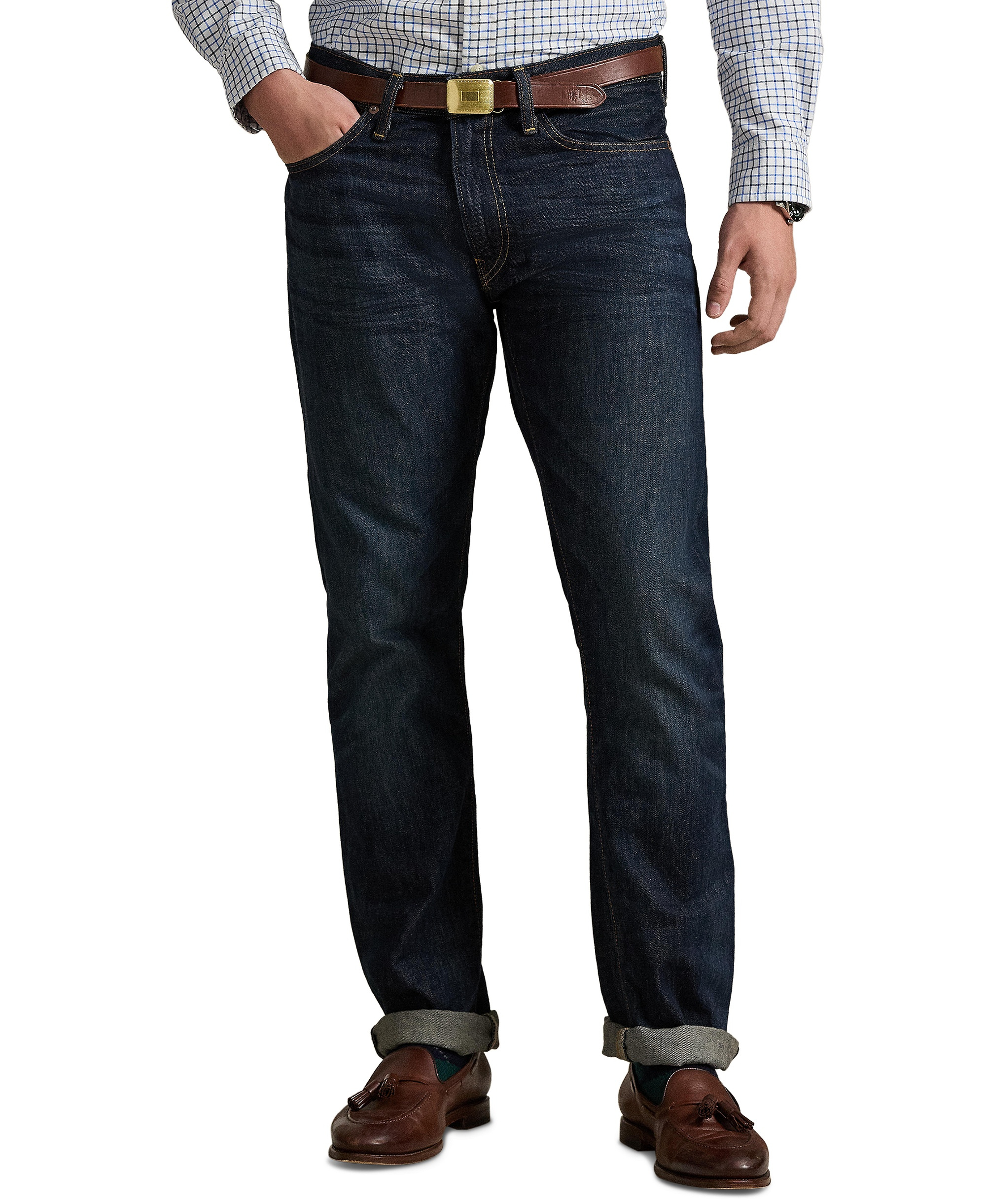 Polo Ralph Lauren Men's Varick Slim Straight Jeans - Morris Dark