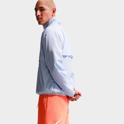 Men's Nike Club Fleece Swoosh Graphic Shorts - Orange Frost/Orange Frost/White