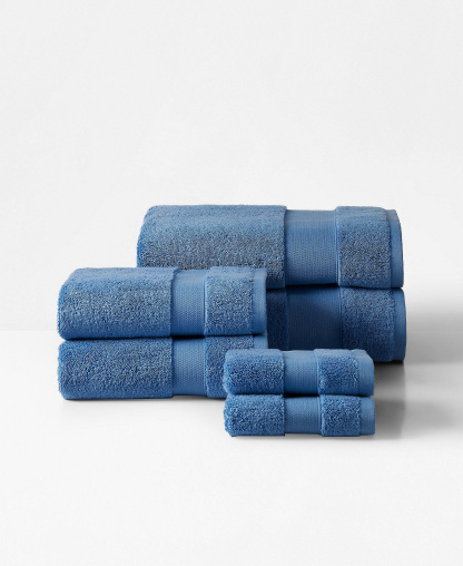 Lauren Ralph Lauren Watson Cotton Bath Towel, 30" x 56" - True Lake Blue