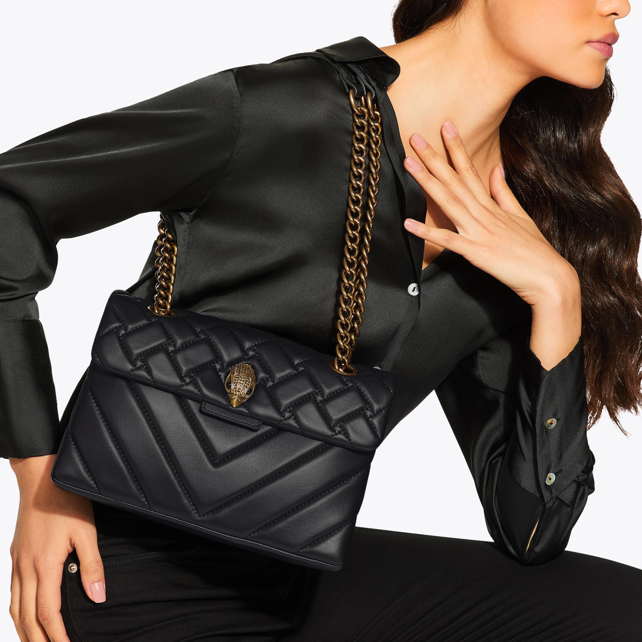 Kurt Geiger London Leather Kensington Bag - Black - view 2