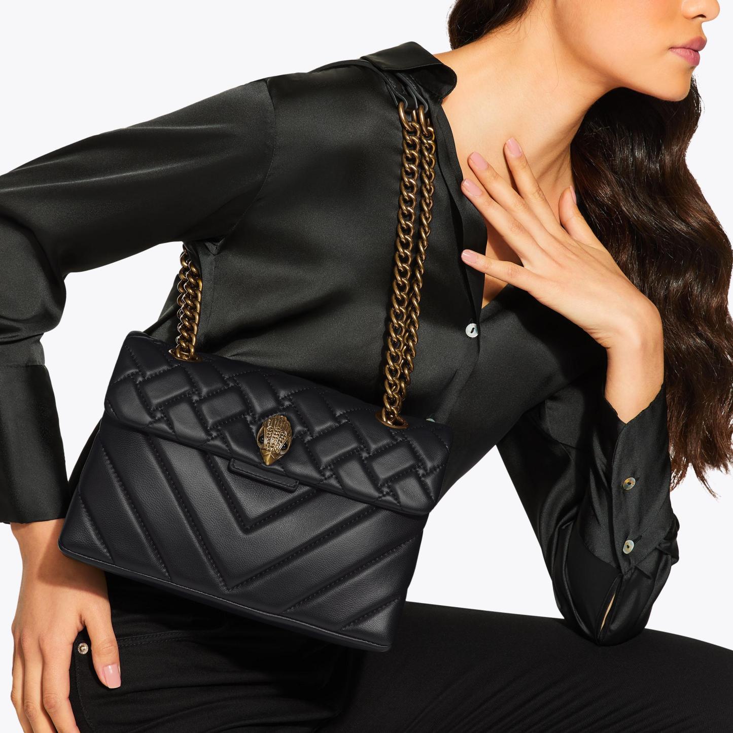 Kurt Geiger London Leather Kensington Bag - Black - view 2
