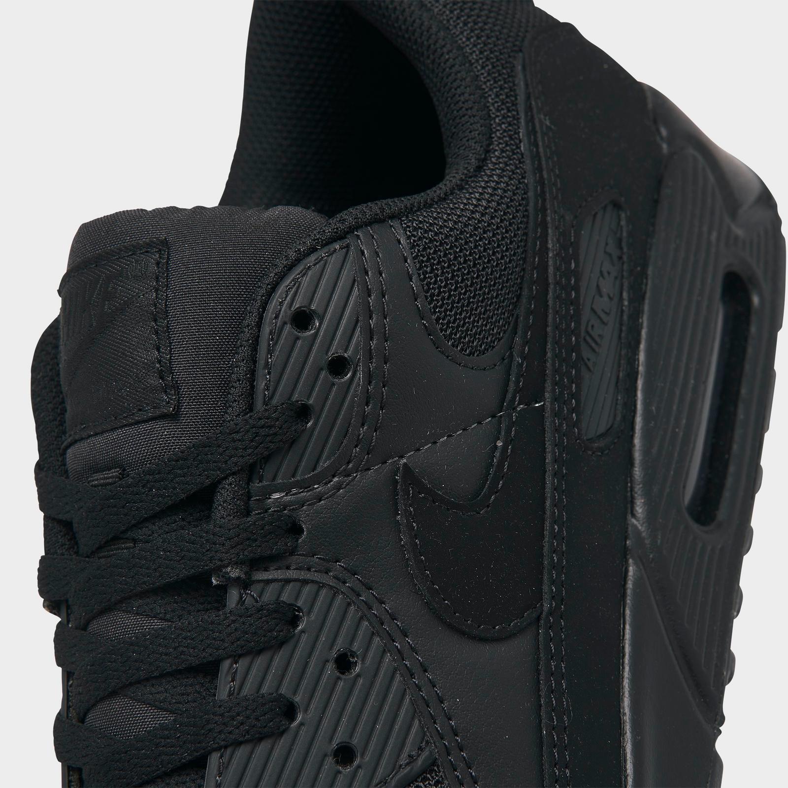 Men's Nike Air Max 90 Casual Shoes - Black/Black/Black/Black