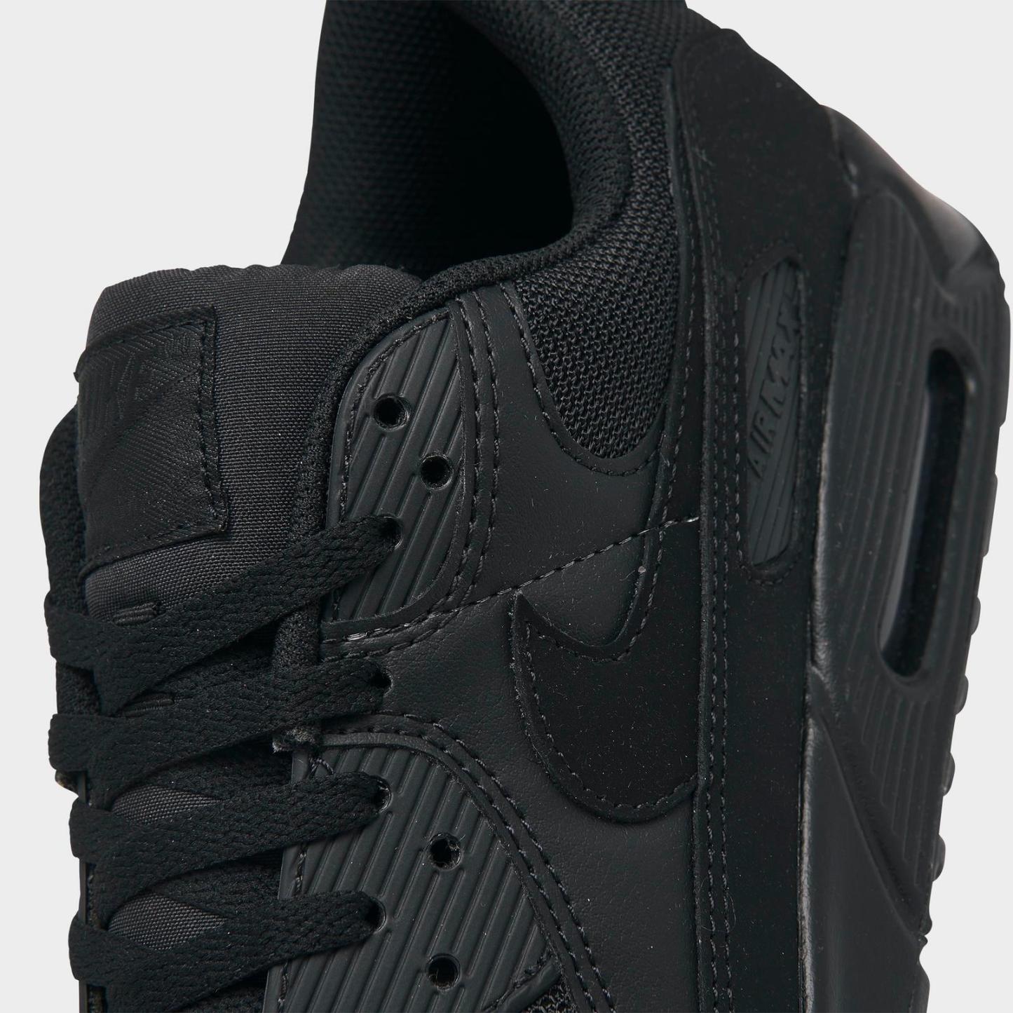 Men's Nike Air Max 90 Casual Shoes - Black/Black/Black/Black