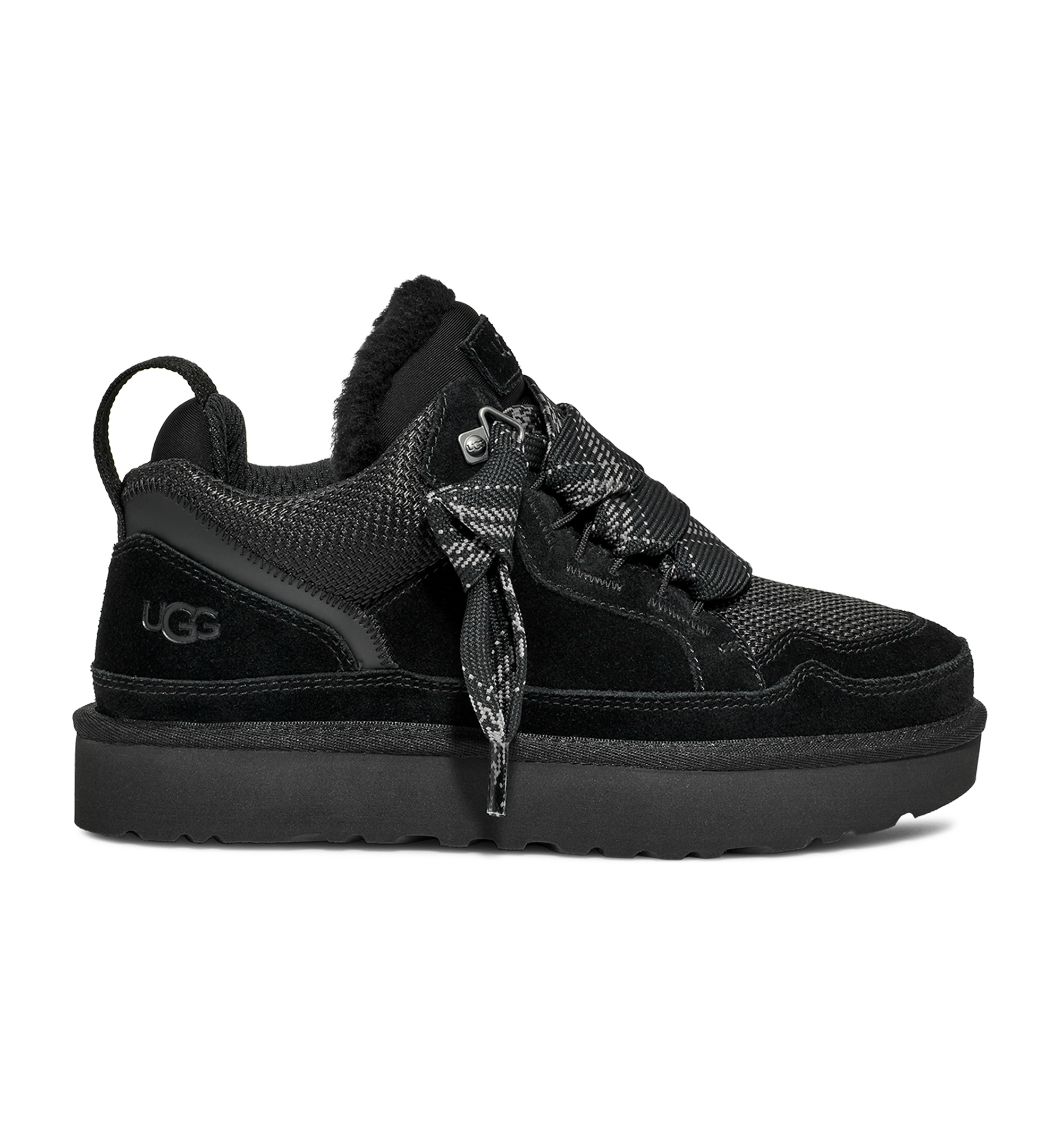 UGG® Women's Lowmel Lace-Up Sneaker Booties - Black