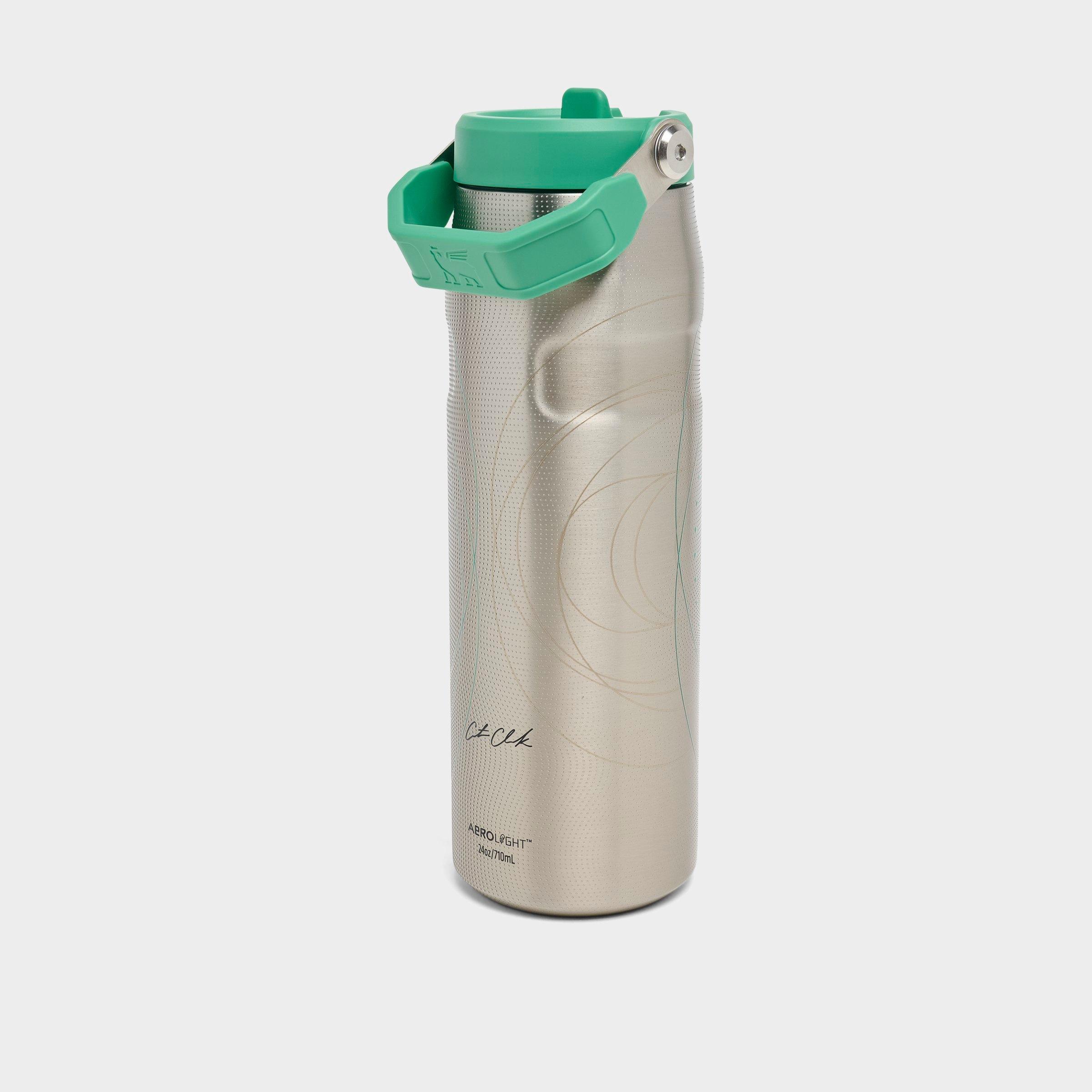 Stanley x Caitlin Clark IceFlow Flip Straw Tumbler (24 oz) - Silver/Green