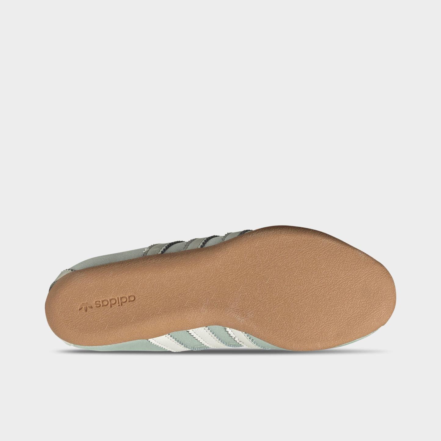 Women's adidas Originals Tokyo MJ Casual Shoes - Part 1 - Linen Green/Off White/Silver Metallic - Bottom view