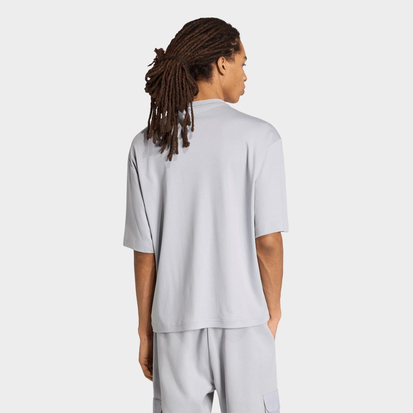 Men's adidas City Tech T-Shirt - Halo Silver - view 3