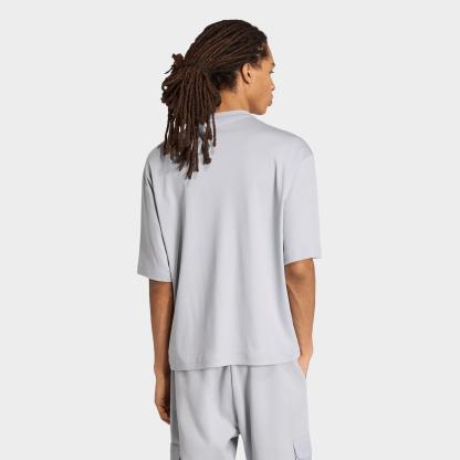 Men's adidas City Tech T-Shirt - Halo Silver - view 3