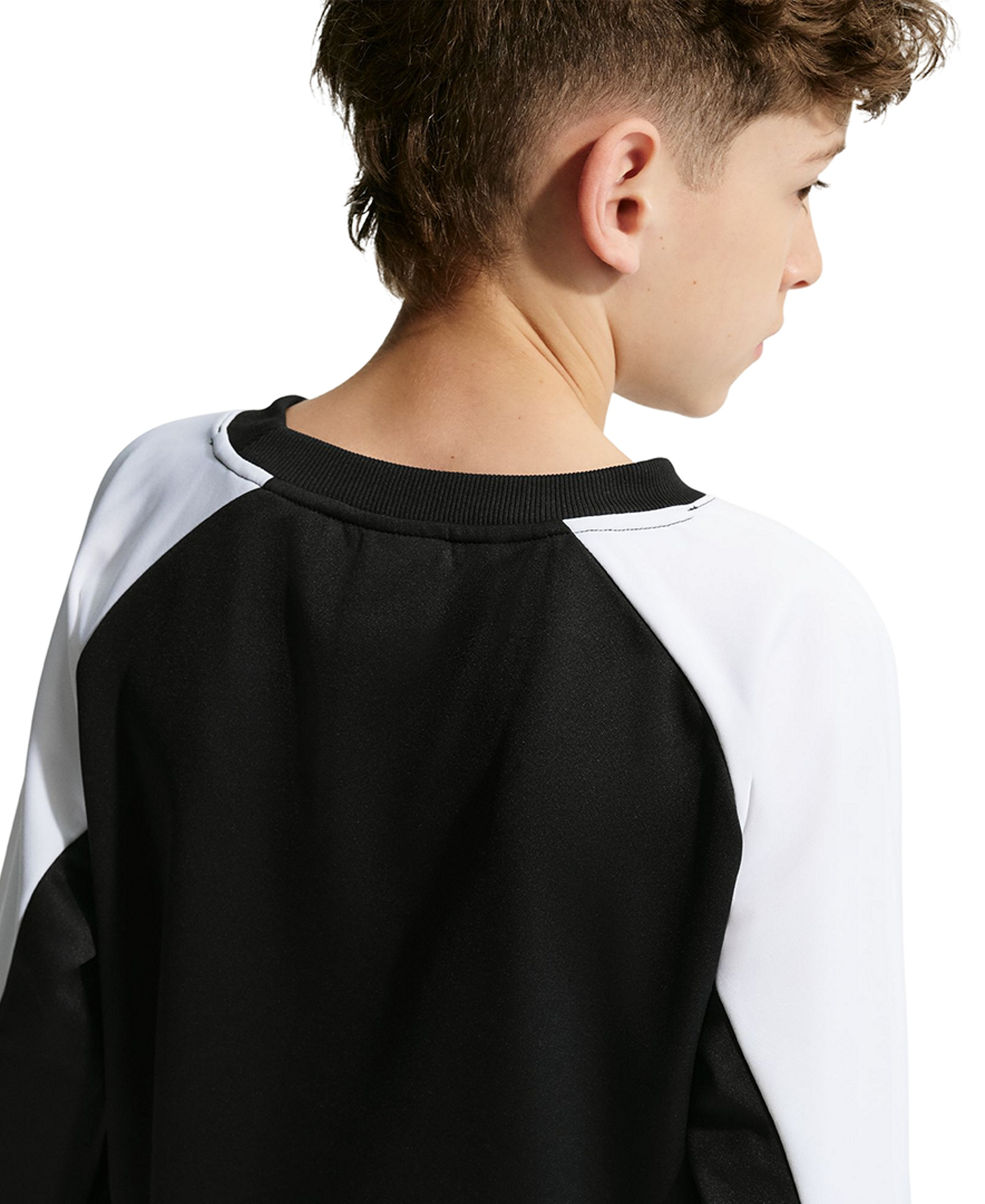 Nike Boys' 8-20 Sportswear Crewneck Sweatshirt & Shorts, 2-Piece Set - Black/white/black/white