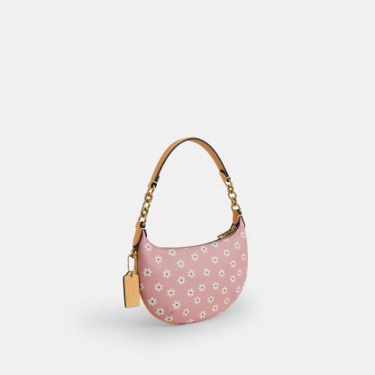 Mini Payton Bag With Floral Print - Gold/Pink Multi - view 5