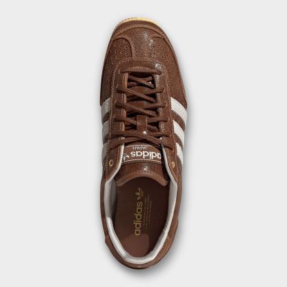 Women's adidas Originals Japan Casual Shoes - Part 3 - Preloved Brown/Alumina/Gold - Top view