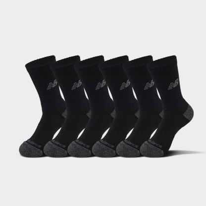 New Balance Active Crew Socks (6-Pack) - Black - view 1
