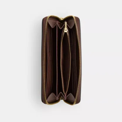 Long Zip Around Wallet - Gold/Maple - view 3