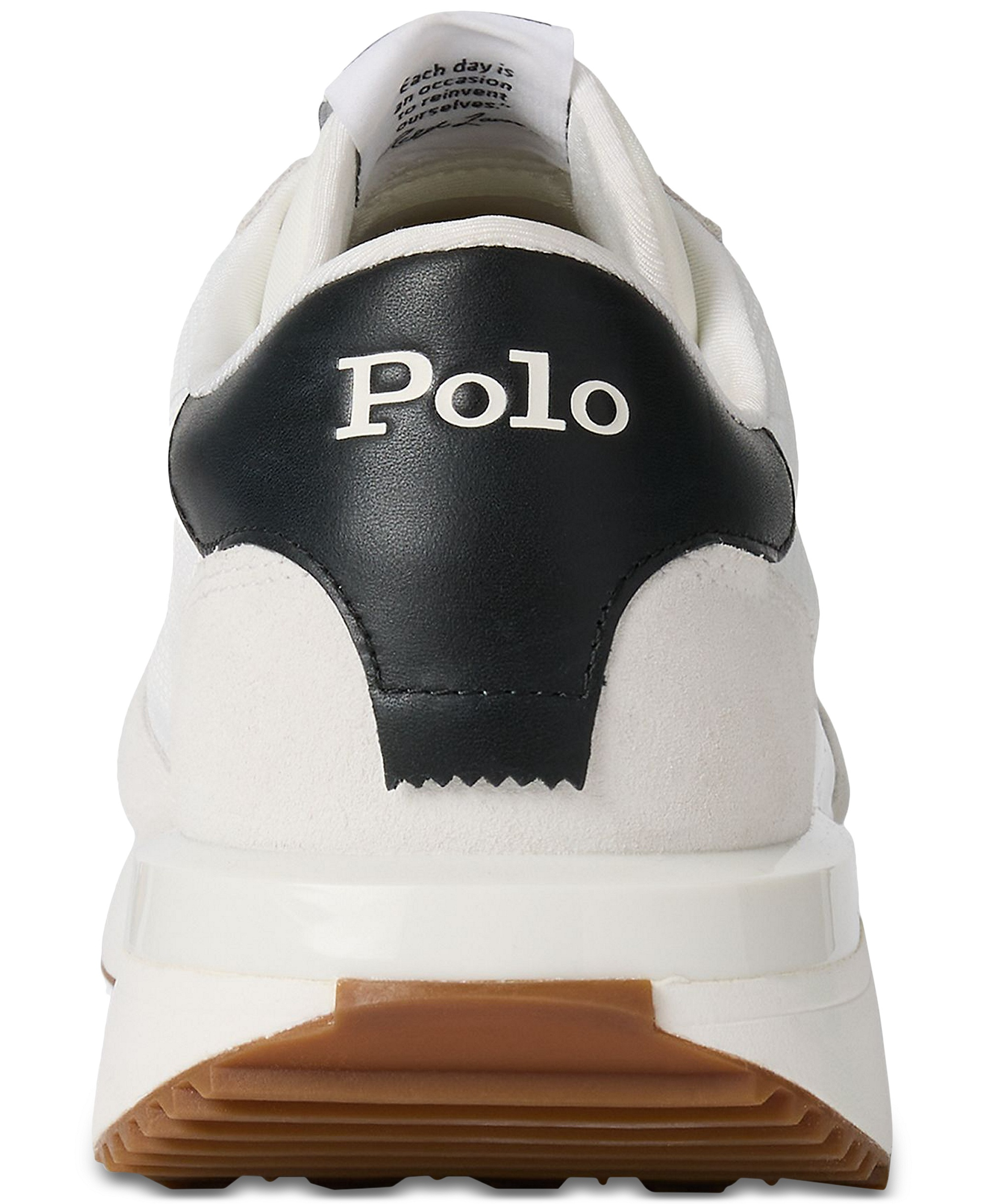 Polo Ralph Lauren Men's Train 89 Lace-Up Sneakers - DECKWASH WHITE/MULTI