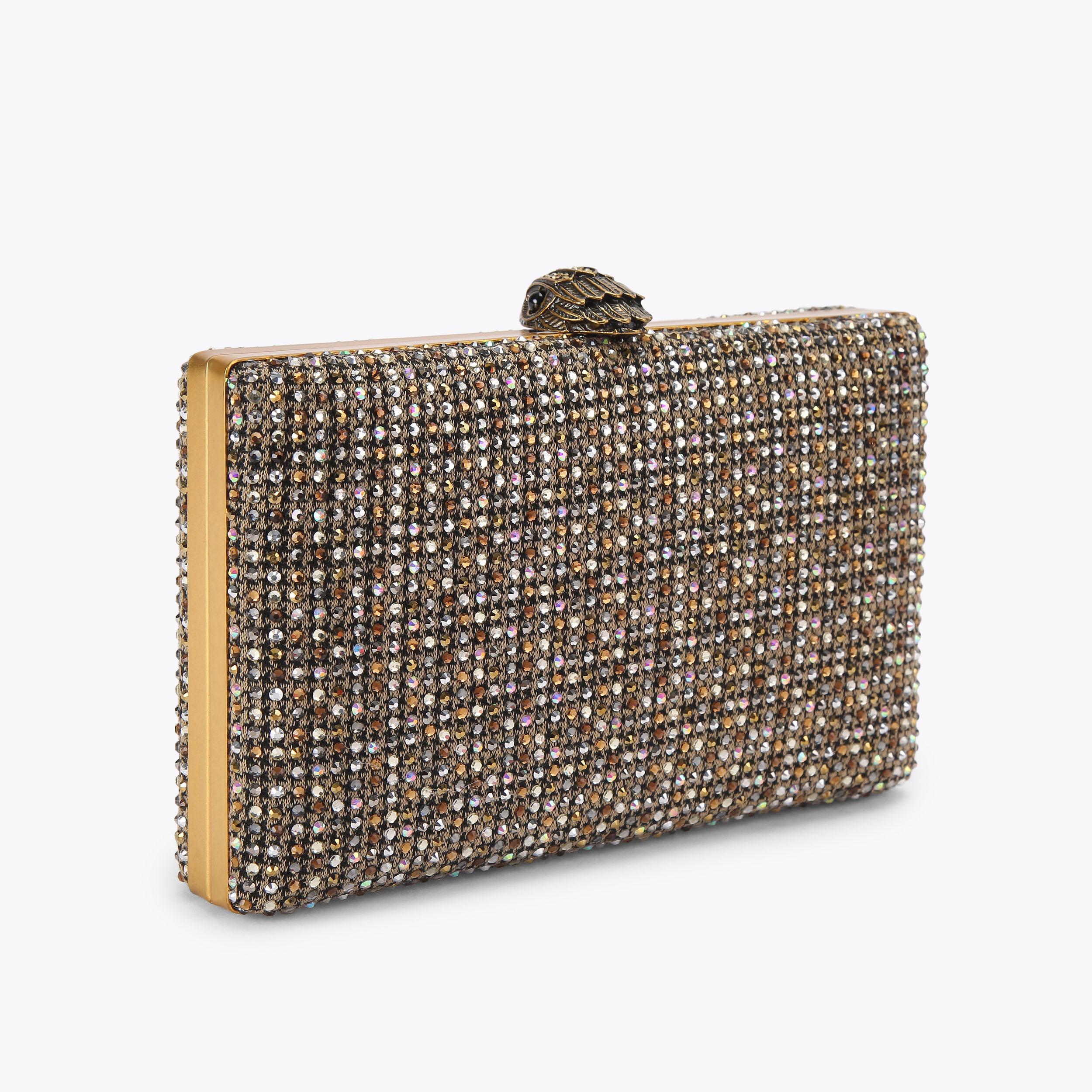 Kurt Geiger London Crystal Kensington Clutch - Beige - view 4