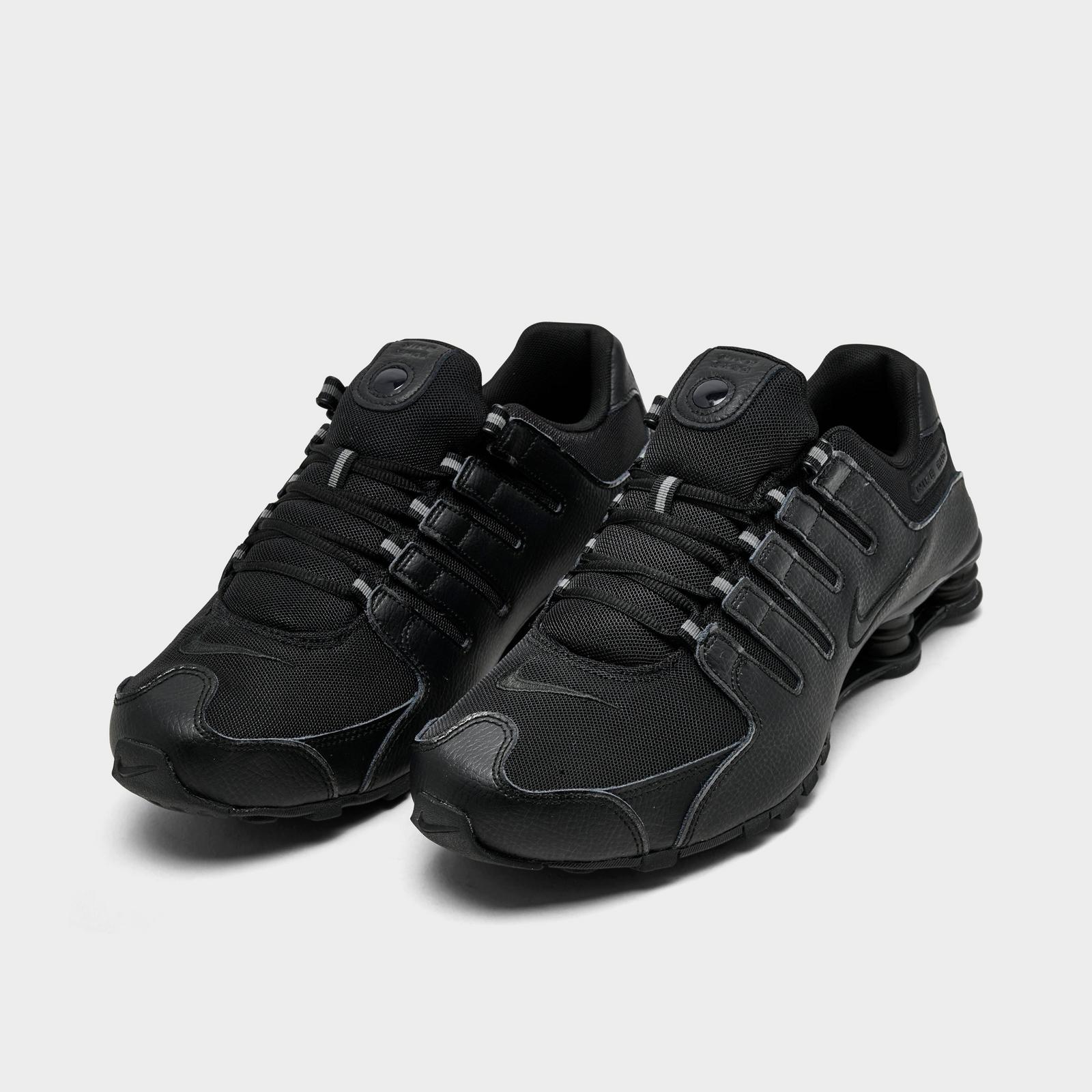 Men's Nike Shox NZ Casual Shoes - Black/Black/Black (IQ8263-002)