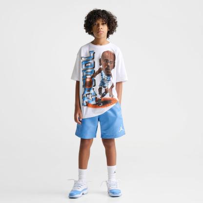 Big Kids' Jordan Woven Shorts - University Blue - view 2
